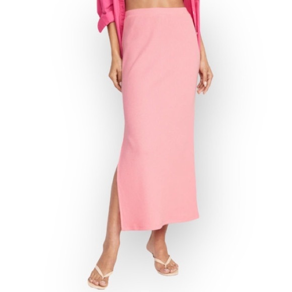 Old Navy Dresses & Skirts - Rib Knit Pink Maxi Skirt